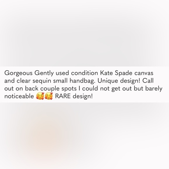 RARE Kate Spade Sequin Handbag - Picture 9 of 9